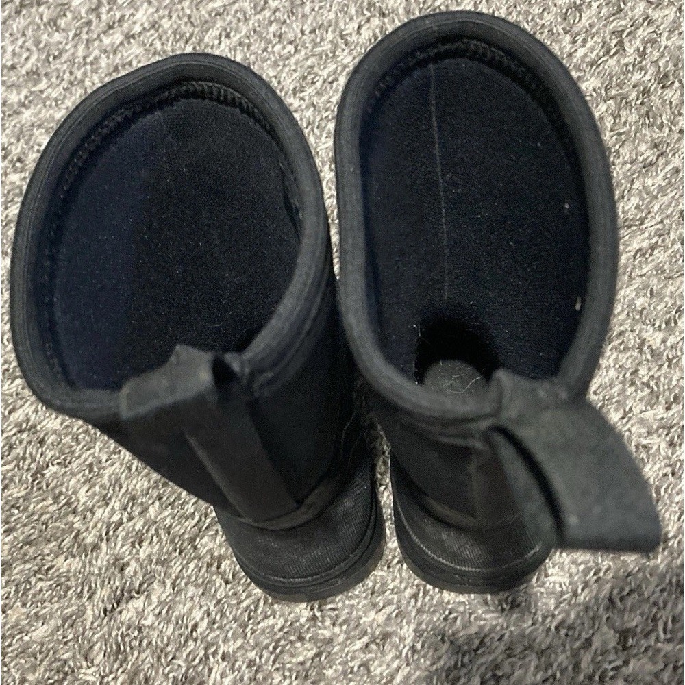 Muck Boot Company Kids C7 Black Waterproof Rain Boots Rubber Neoprene - Picture 11 of 13
